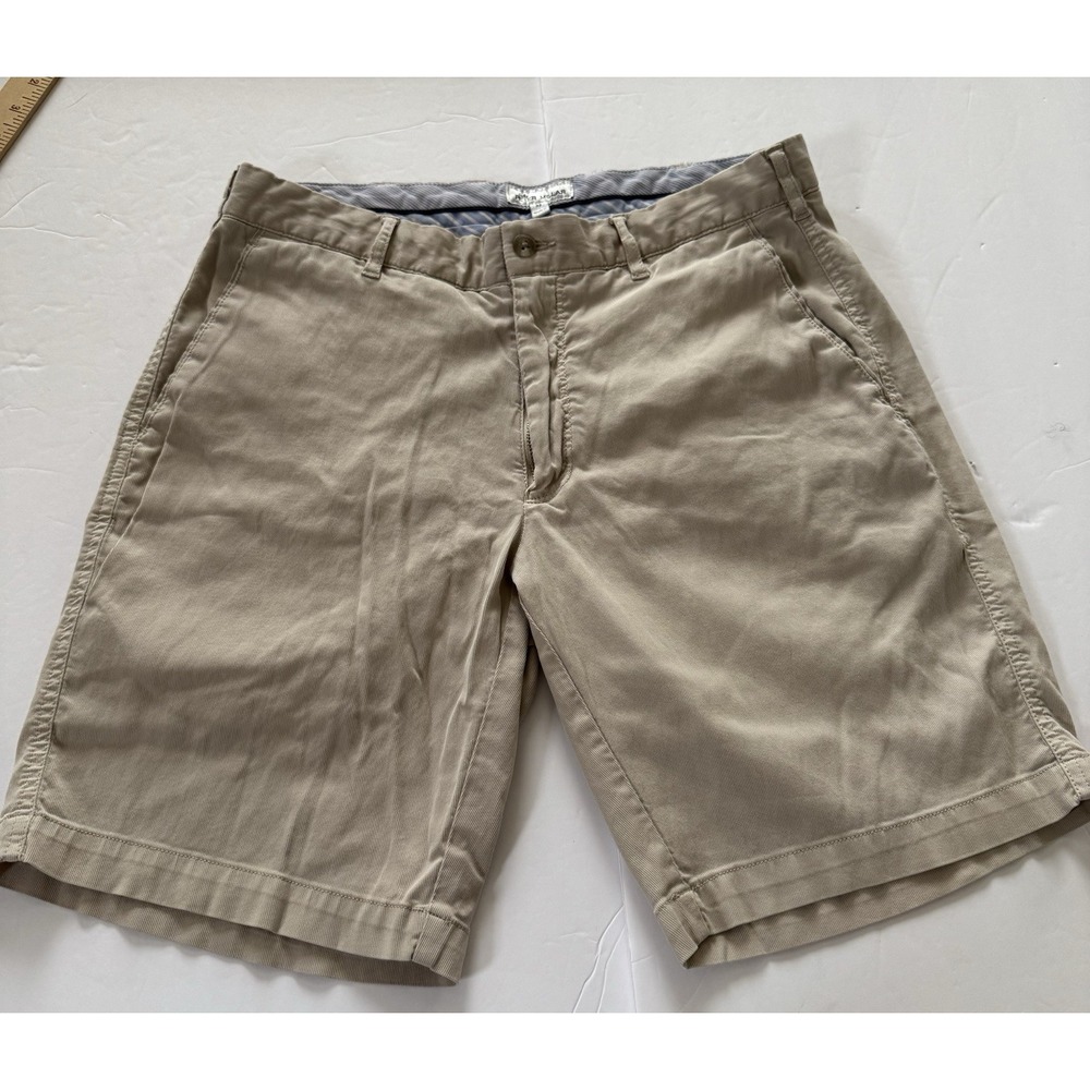 Peter Millar Shorts Men's Chino Beige Khaki Sz 32